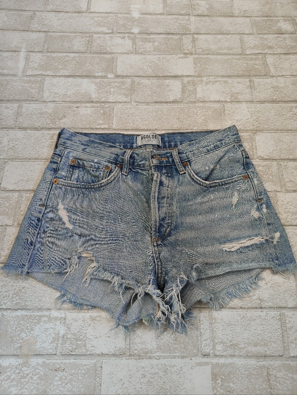 Agolde Button Fly Shorts